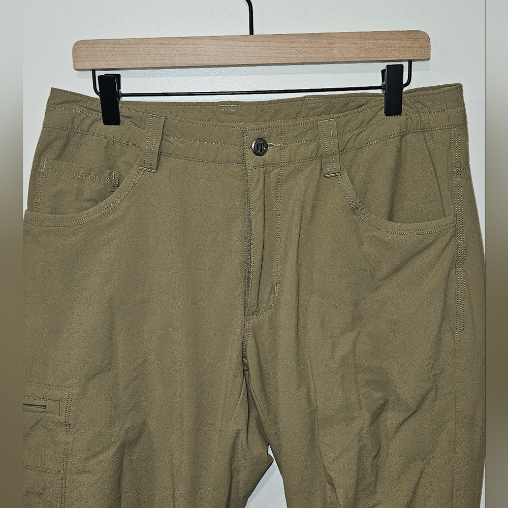 Patagonia Men’s Hiking Pants Khaki Color Lightweight Nylon Spandex Mens 32/32 - Picture 6 of 13